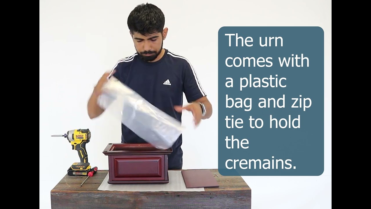Quick & Easy Steps to Open, Fill and Close a Cremation Urn Box