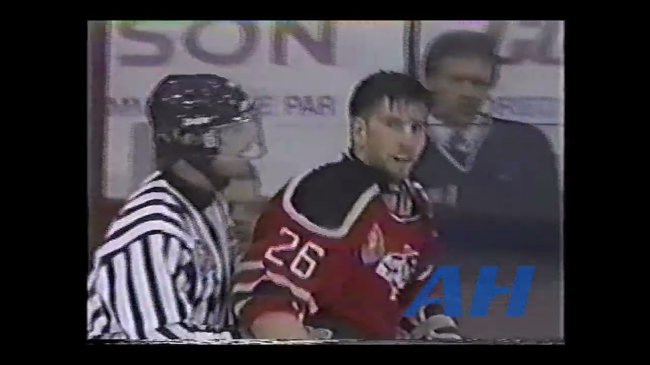 OHL WHL QMJHL Memorial Cup May 15, 1994 Kamloops Blazers v Laval TItan (R) x2 Feeds Chris Murray v S