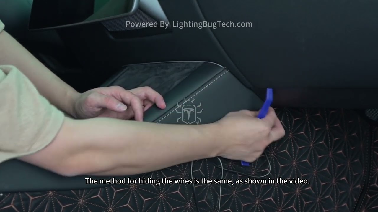 LigtingbugTech Installation Video Step3-Center Console Light