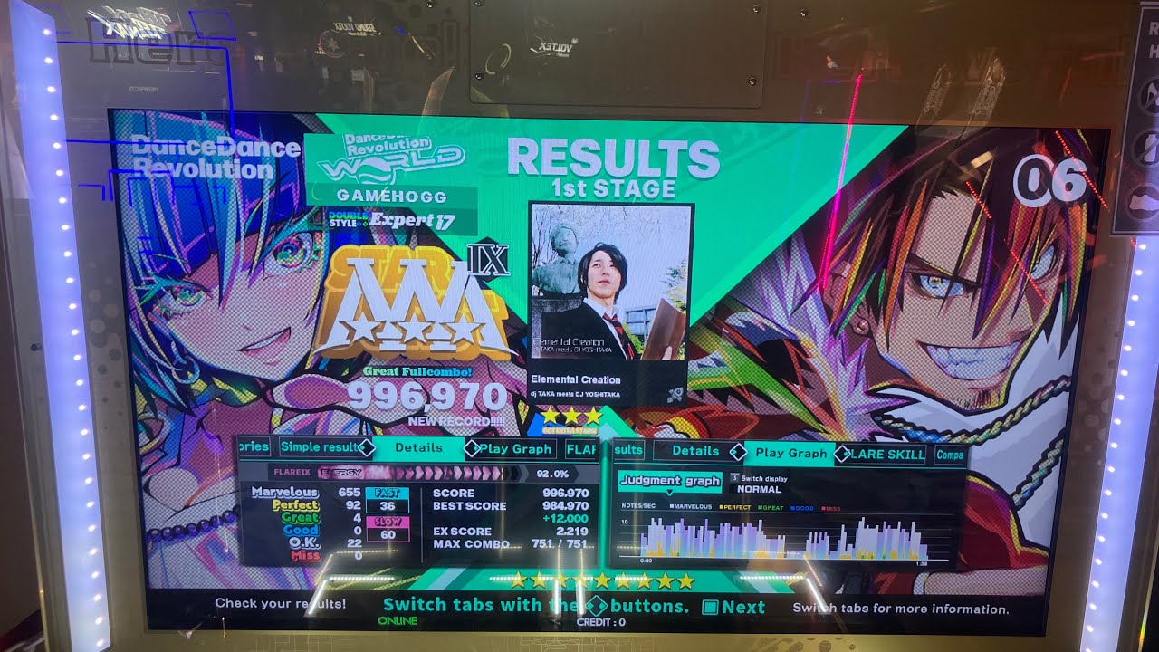 DDR World Elemental Creation EDP 996k