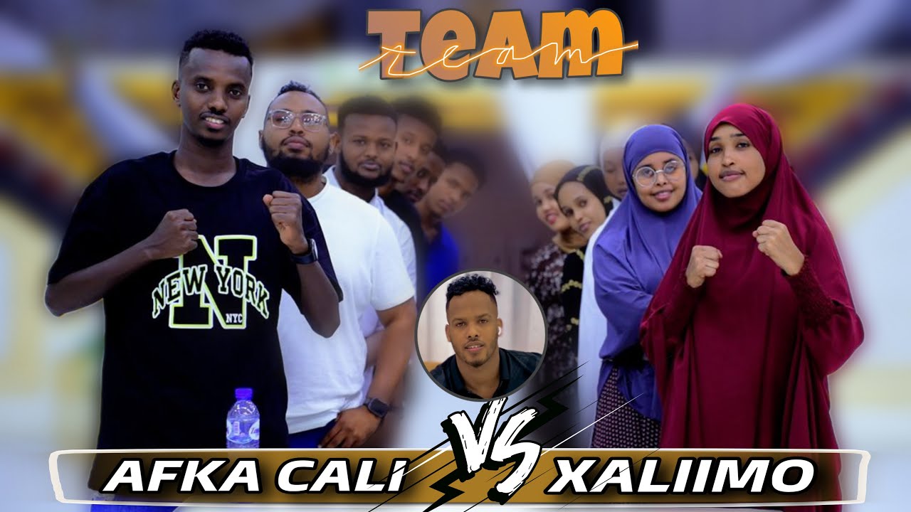 TEAM AFKA CALI VS TEAM XALIIMO  || CAAGA TOOSI QOF KA SAAR CIYAARTA || KU GUULEYSO LACAG..