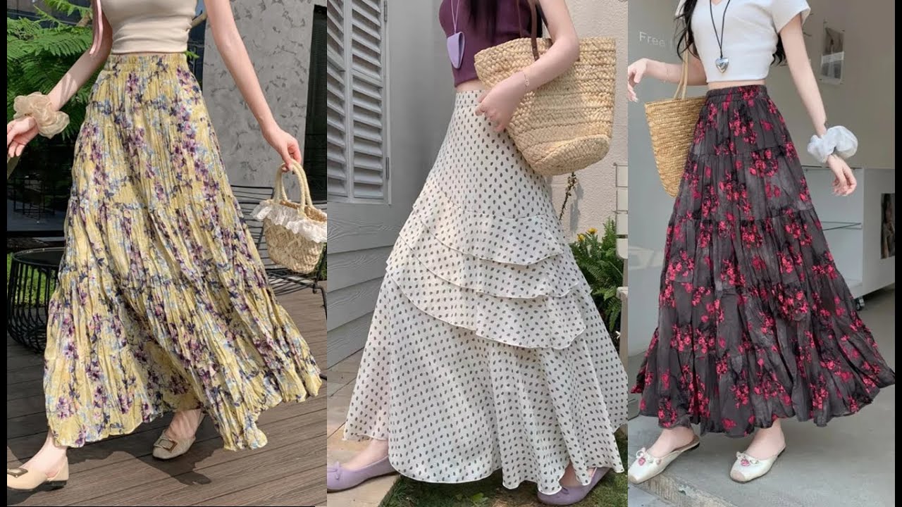 Trendy Summer Long Skirt Outfit Ideas