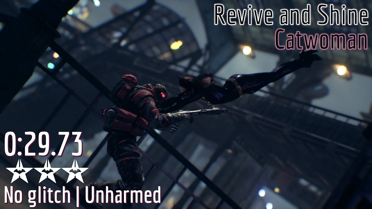 [World Record] Arkham Knight (PS4) - Revive and Shine (Catwoman) ᛃᛃ 29