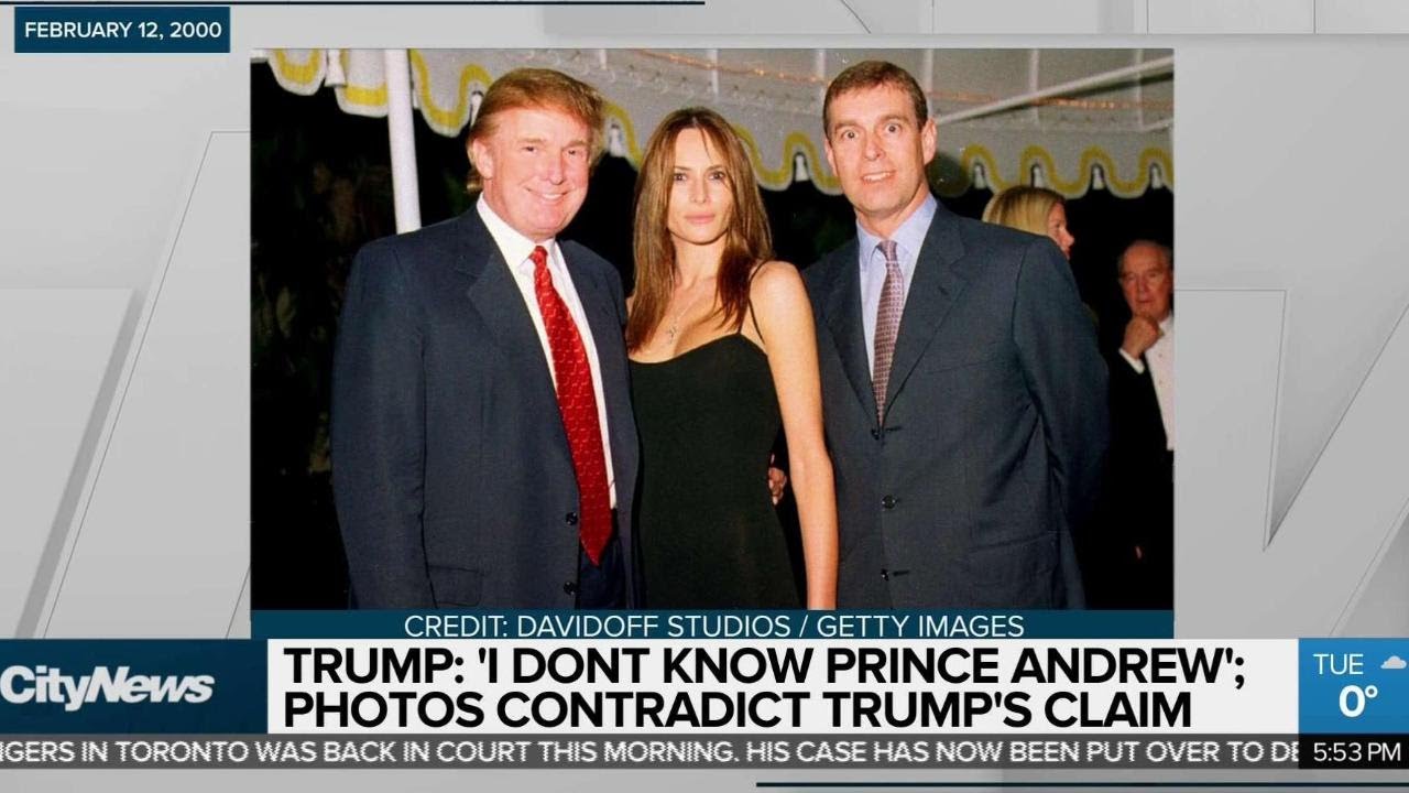 Trump: 'I don't know Prince Andrew'