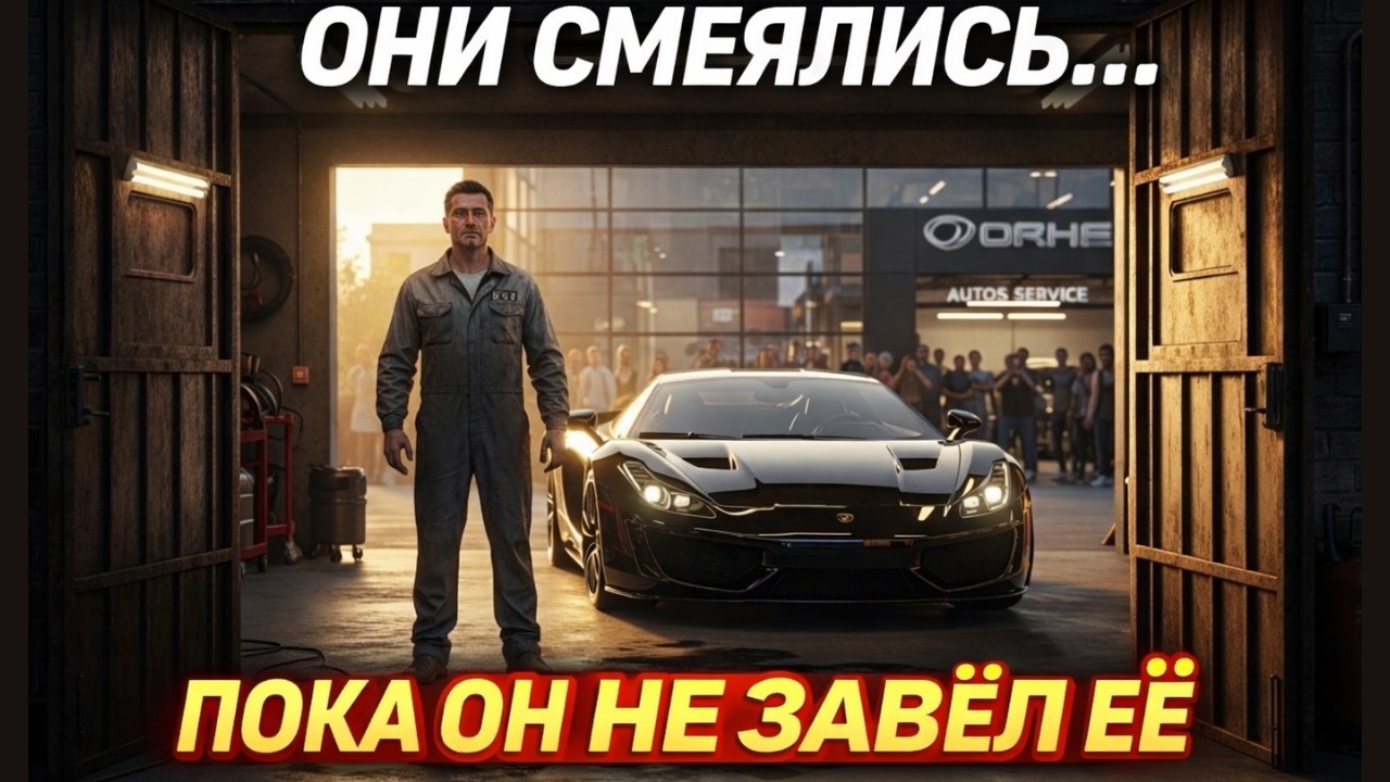 ОНИ СМЕЯЛИСЬ НАД БЕДНЫМ МЕХАНИКОМ… ПОКА ОН НЕ ЗАВЁЛ СУПЕРКАР