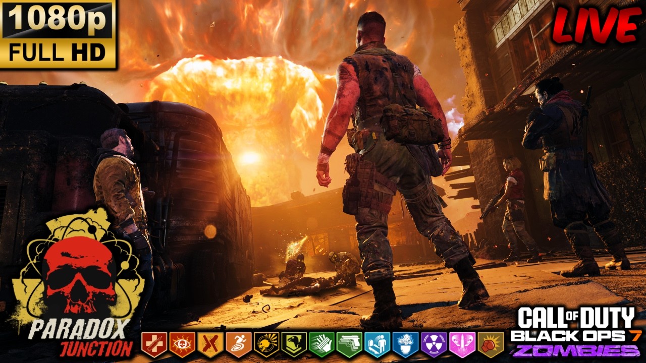 BO7 ZOMBIES *PARADOX JUNCTION* GAMEPLAY!! (FIRST IMPRESSIONS) 1440p FPS (BLACK OPS 7 ZOMBIES) LIVE