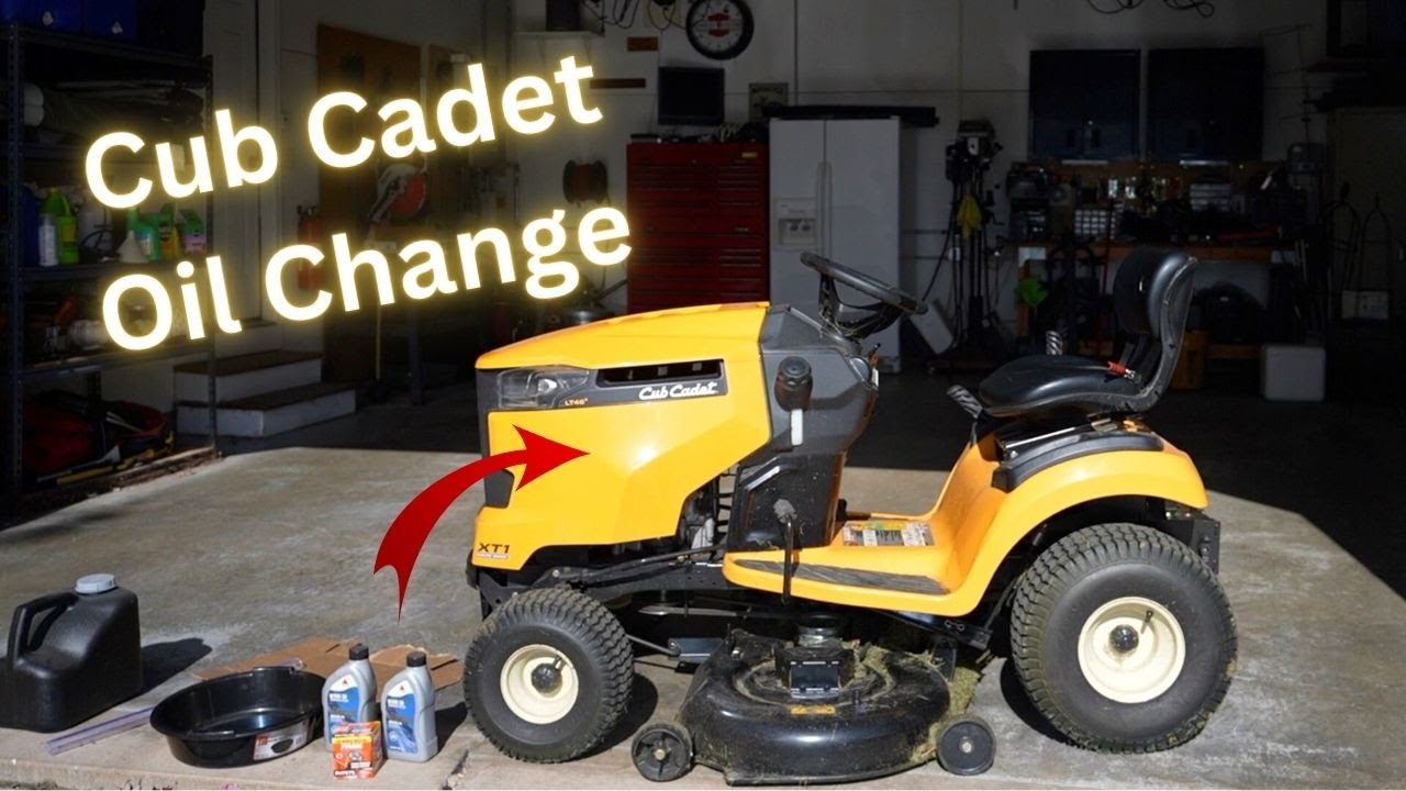 Easy Cub Cadet Oil Change | XT1 or XT2