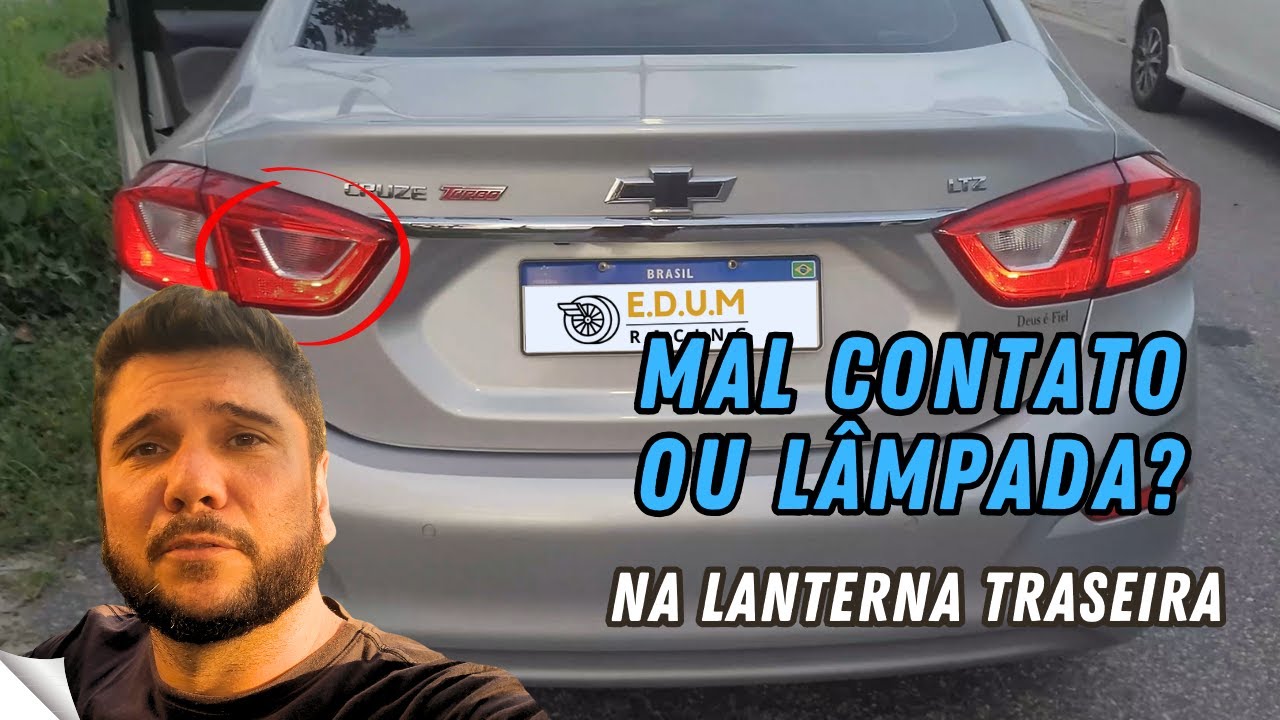 Descobri o Problema na Lanterna Traseira do Cruze! (Como trocar a Lâmpada da Lanterna)