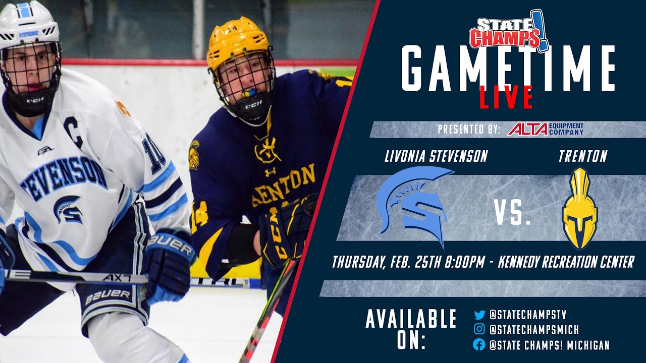 Trenton vs Livonia Stevenson | Hockey | Live Stream | 2-25-21