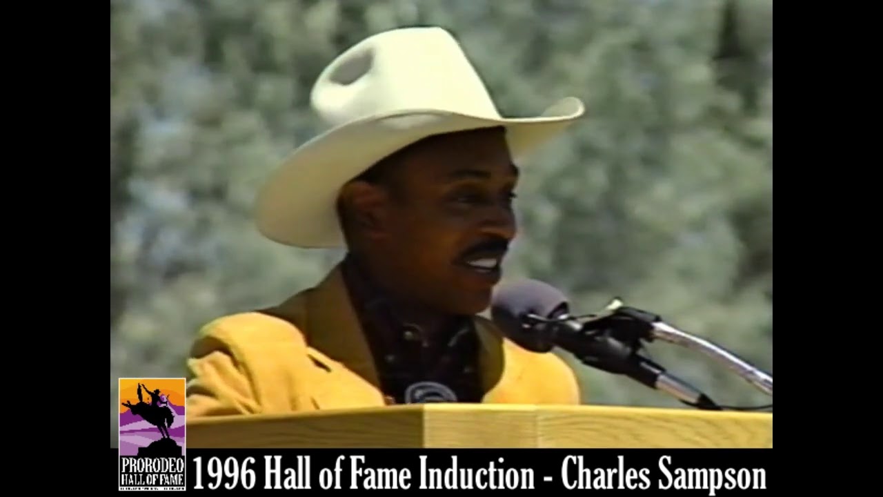 Charlie Sampson 1996 acceptance speech into the ProRodeo Hall of Fame