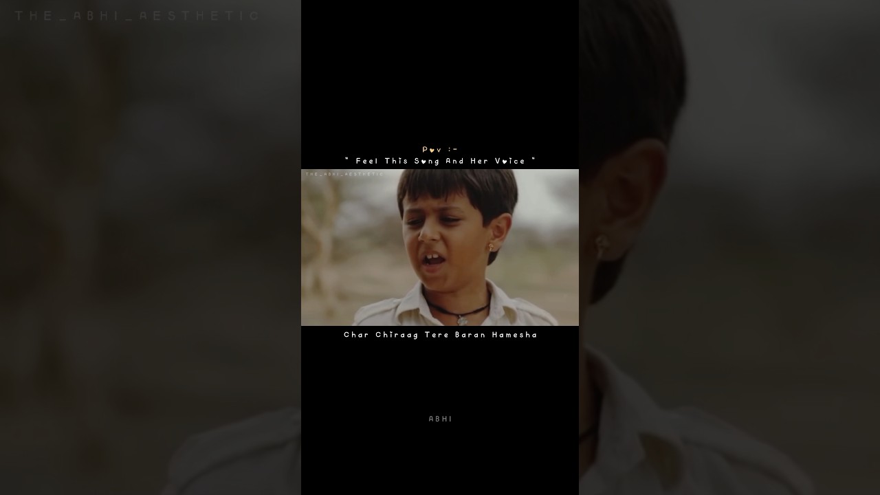 Char Chirag Tere Baran Hmesha #singing #songlyrics #bollywoodsongs #instagram #hindisongs #lyricgirl
