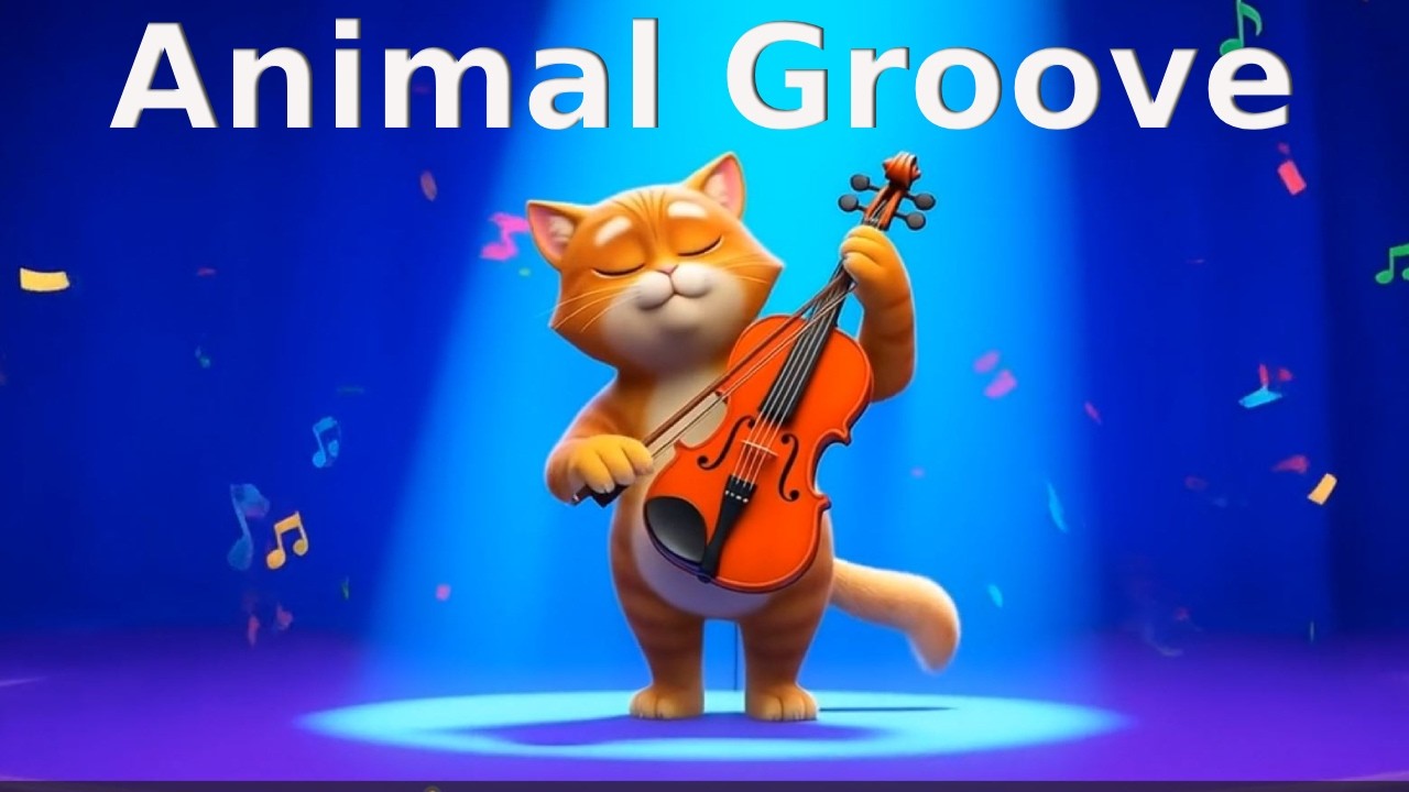 🎧 Violin Dance – Animal Groove 🐾🎻 | Cute Animals Dance to Violin
