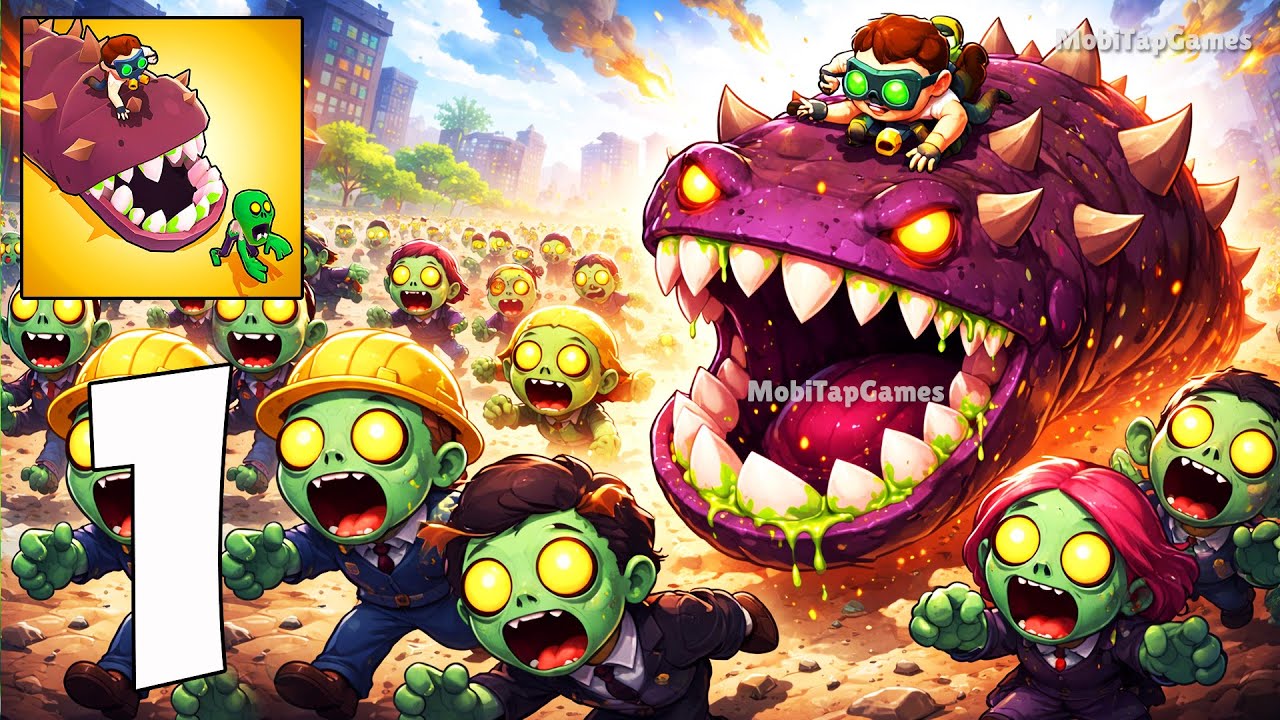 Apocalypse Worm Zombie Strike – Action Gameplay Walkthrough & Epic Zombie Battles (iOS, Android)