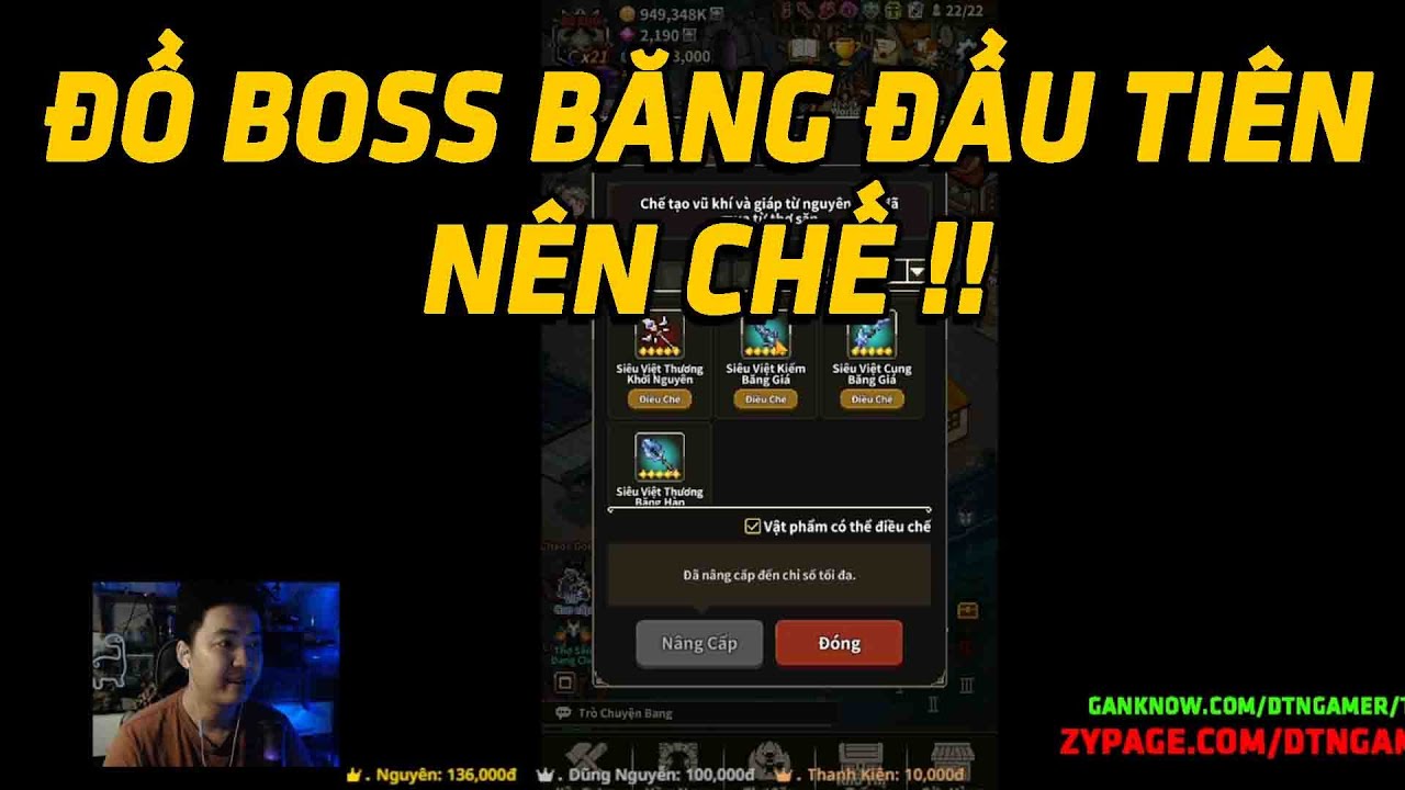 Tr&ugrave;ng Sinh C&agrave;y Lại EHT X30 EP16 Vũ Kh&iacute; BOSS BĂNG đầu ti&ecirc;n n&ecirc;n CHẾ TẠO