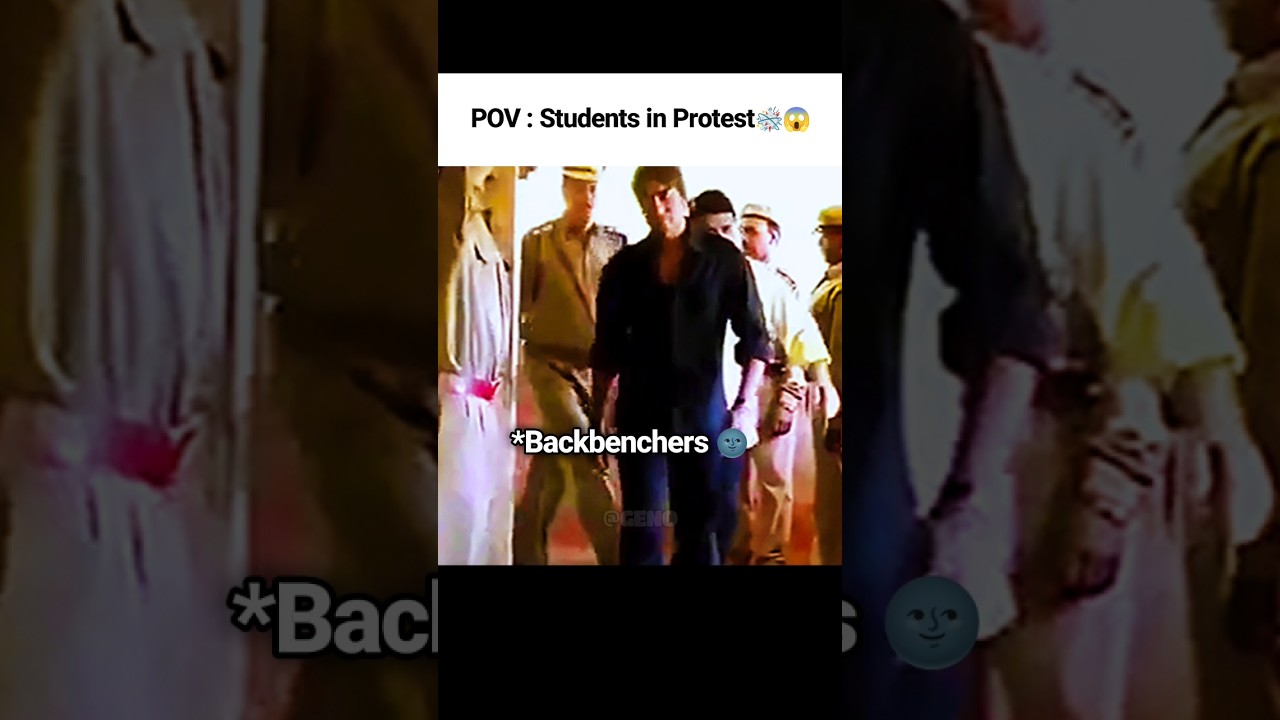 Pov: Students in Protest 🌚#memes #funny