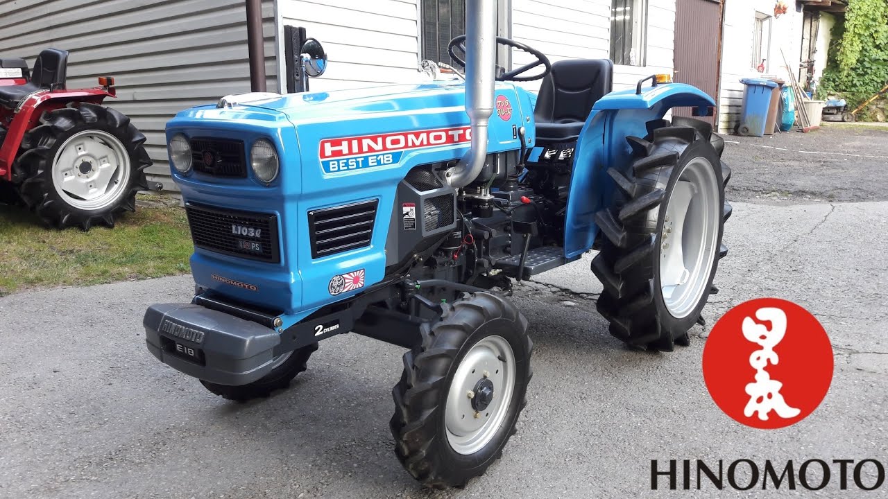 Hinomoto BEST E18 18KM Mini traktorek Japoński / Japanese compact tractor