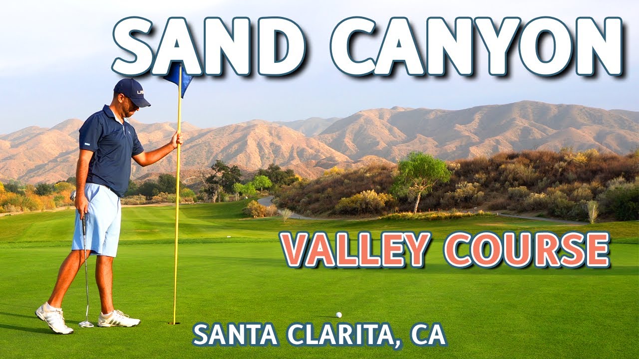 MOUNTAIN VIEWS at Sand Canyon Country Club! | Valley Course 9 Hole Course Vlog w/ SHOT TRACERS!