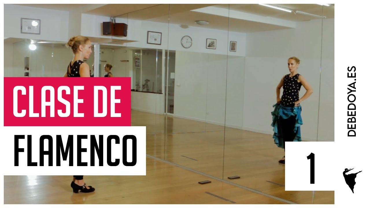 Clase de Flamenco 1 - ejercicio de braceo, manos, rotación de muñeca y dedos, y zapateados