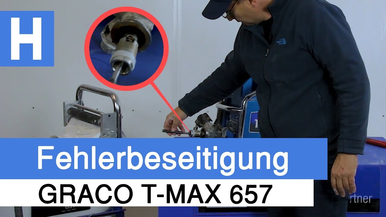 Graco T-Max 657 Fehlerbeseitigung - Einfach und schnelle Reparatur! (2018)