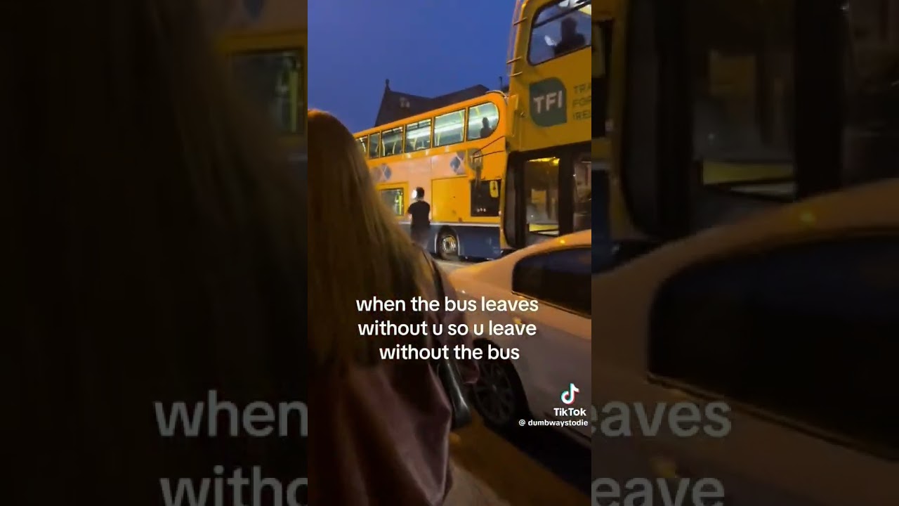 That's why my bus was late.. 😂 #Ireland #Dublin #Bus #Irish