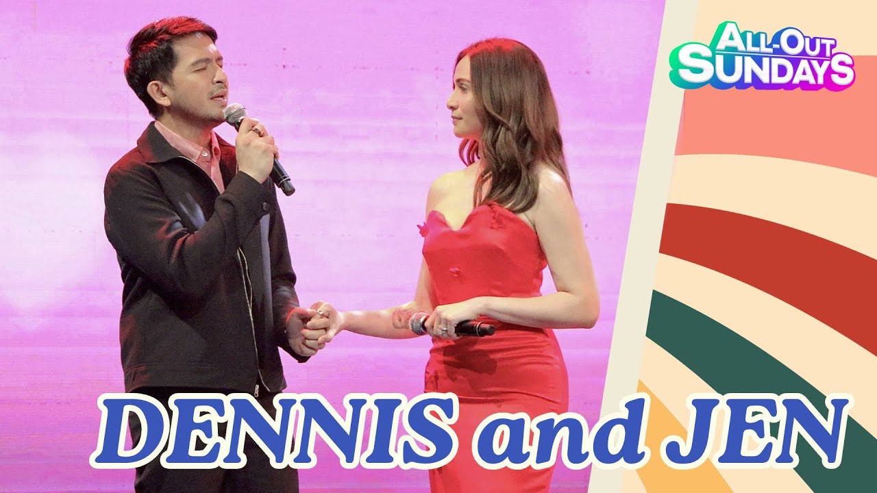 Real-life couple Dennis Trillo and Jennylyn Mercado bring kilig on 'AOS' | All-Out Sundays