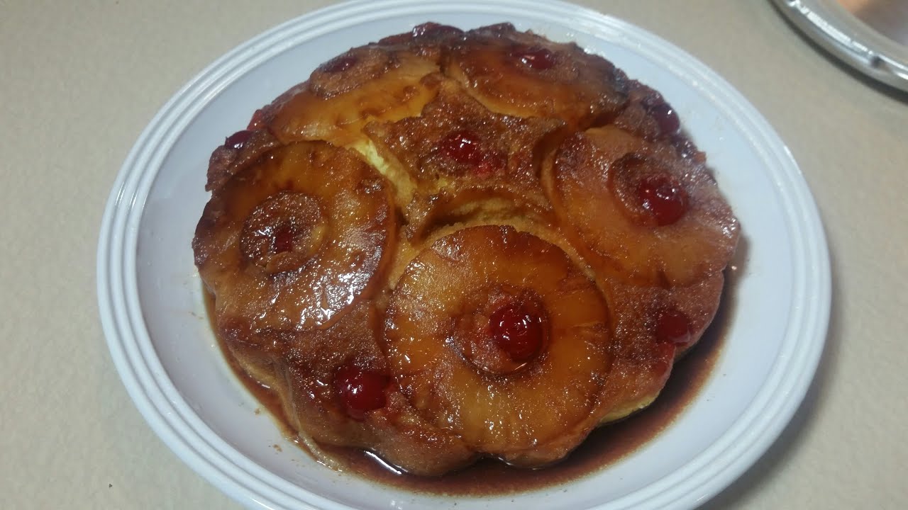 Pressure Cooker Pineapple  Upside Down Cake