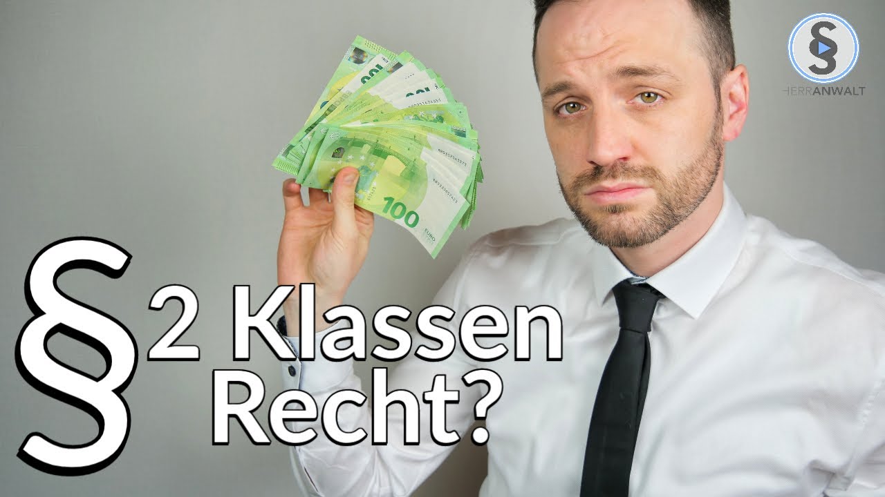 2 Klassen Justiz ? Anwälte zwischen Kohle und Moral | Herr Anwalt