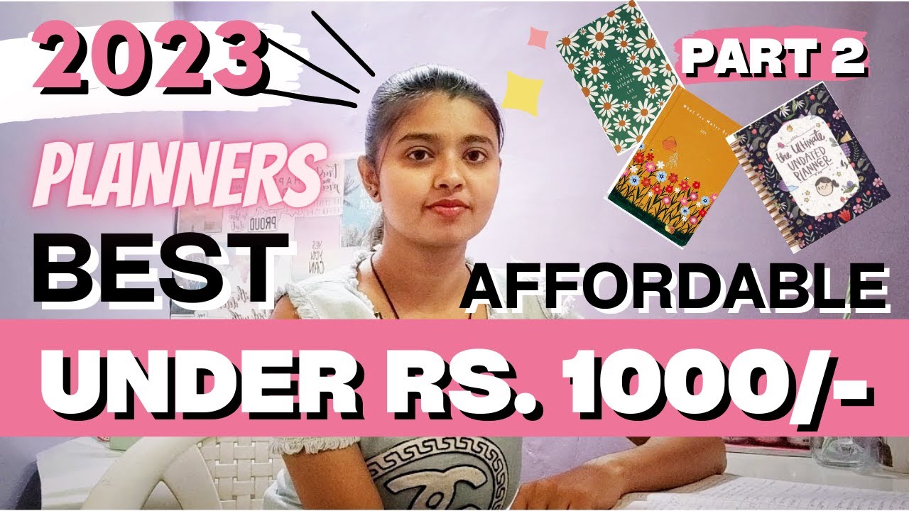 2023 Best affordable Indian planners for beginners under Rs. 1000/-✨in-depth review | saloni soni