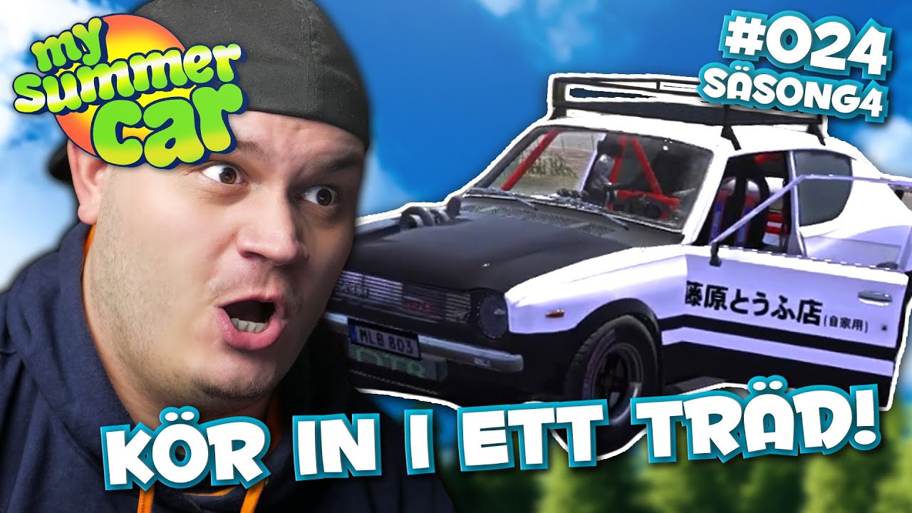 Hj&auml;lper Berra Ur Diket & K&ouml;r In i Ett Tr&auml;d! | MY SUMMER CAR - S&Auml;SONG 4 - #24