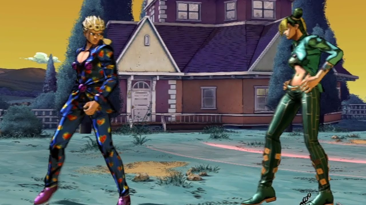 Giorno Giovanna vs Jolyne Cujoh (Hard AI) - JoJo's Bizarre Adventure All Star Battle R