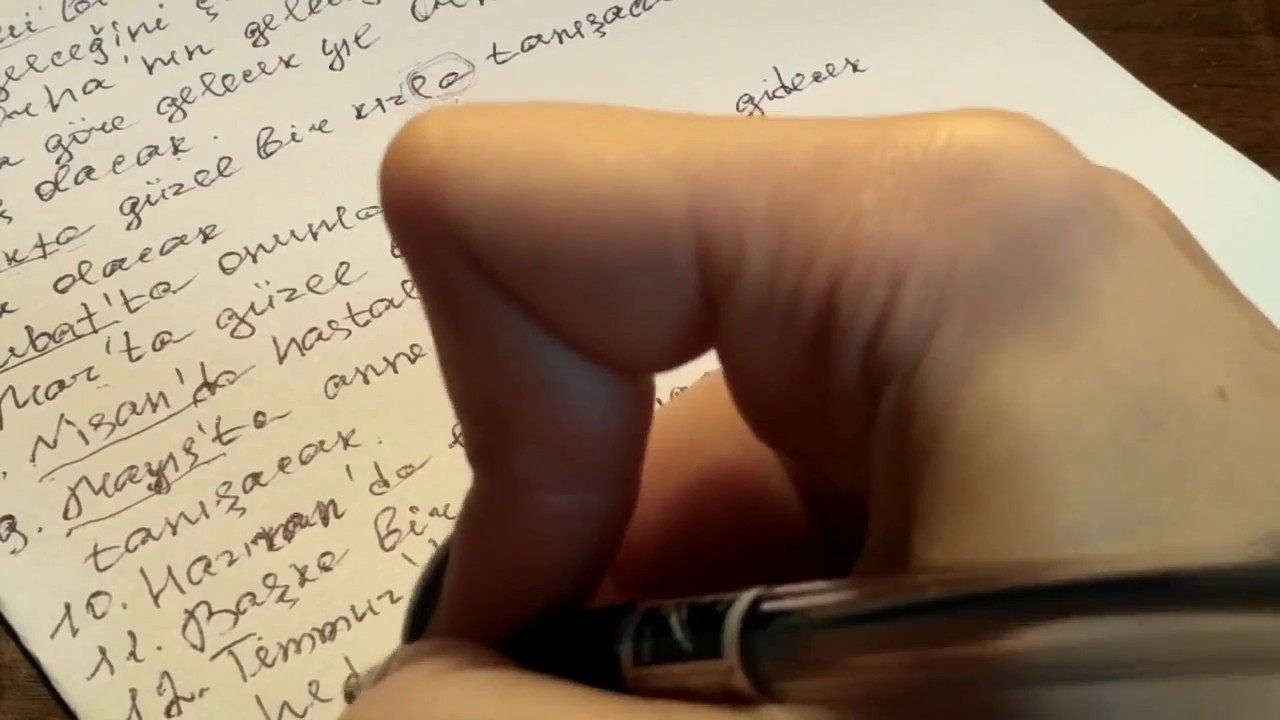 АСМР Турецкий язык: пишу и перевожу/ ASMR Turkish: writing and translating