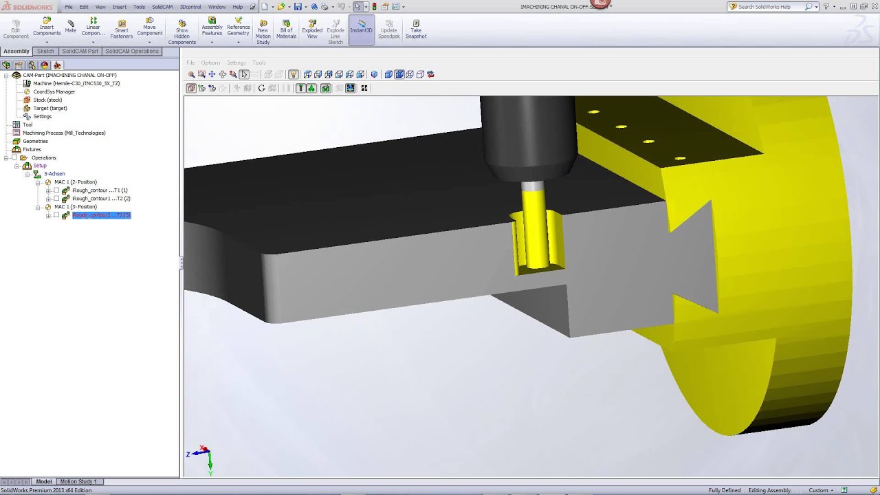SolidCAM University: iMachining Tips and Tricks - Channel on/ off
