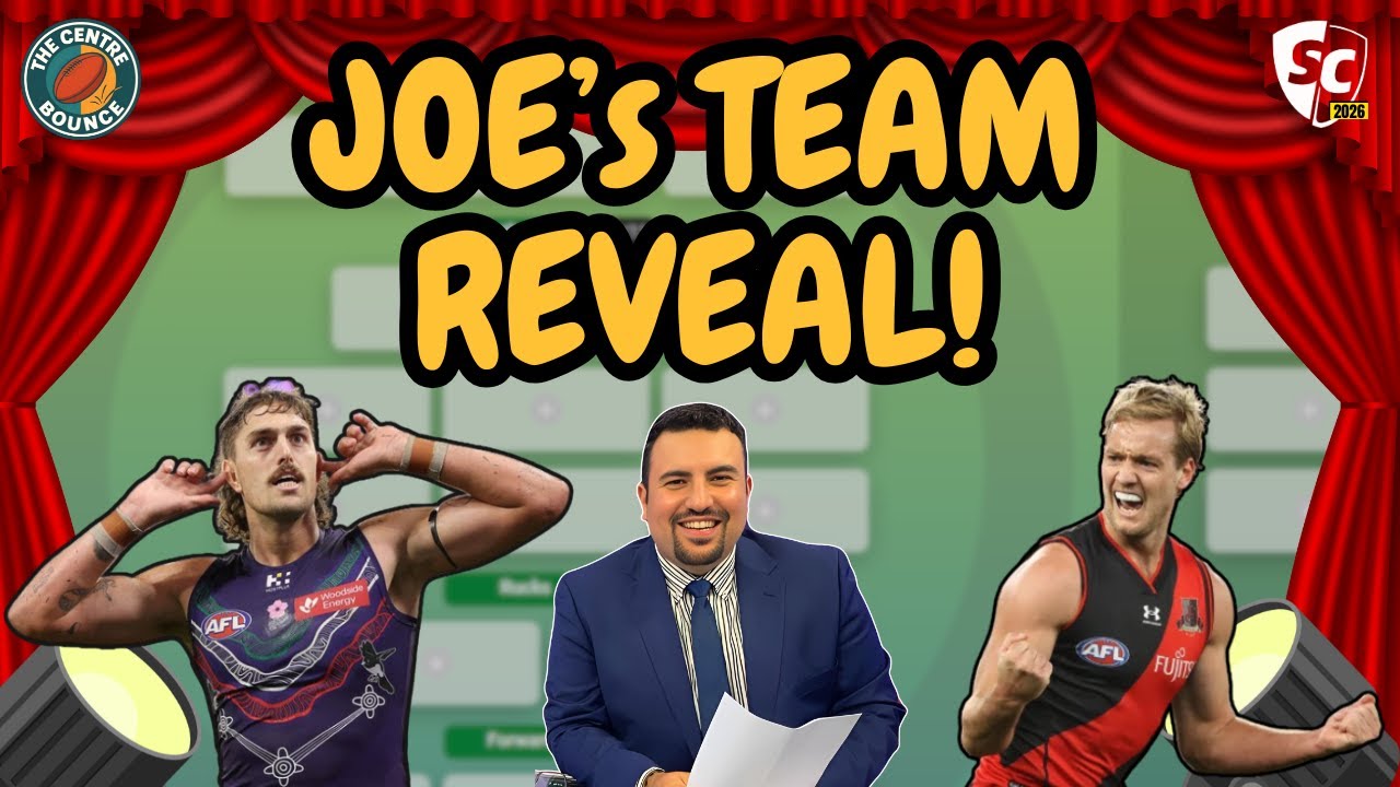 AFL Supercoach 2026 - Первая официальная команда Джо!