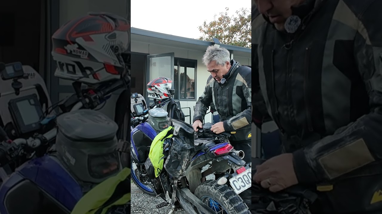 Fitting the Nomad Moto Tank Bag & Stockman Rackless | Freezing NZ Morning