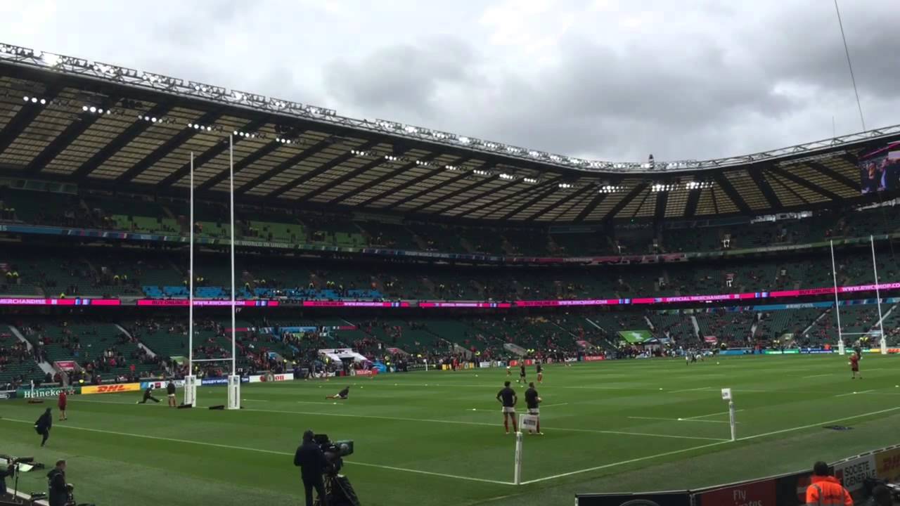 Shosholoza being played before South Africa vs Wales at Twickenham - October 17, 2015
