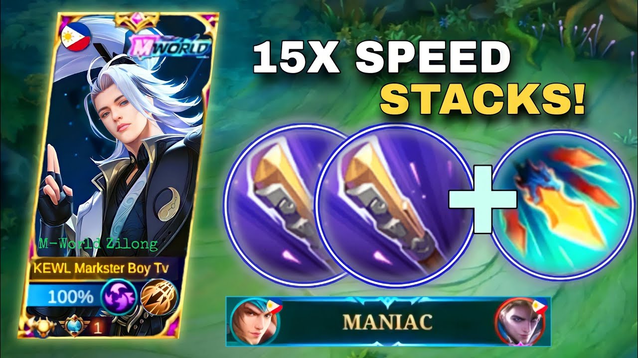 ZILONG SECRET WEAPON!!  UNLI PASSIVE HACK SPEED | ZILONG BEST BUILD 2022 FULL DAMAGE | MLBB