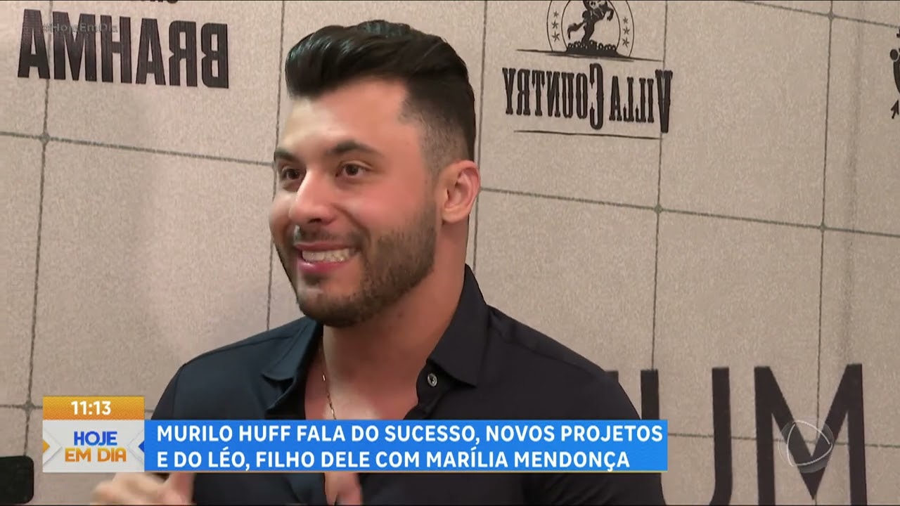 Cantor Murilo Huff fala sobre carreira, composições e seu filho Léo | Hoje Em dia