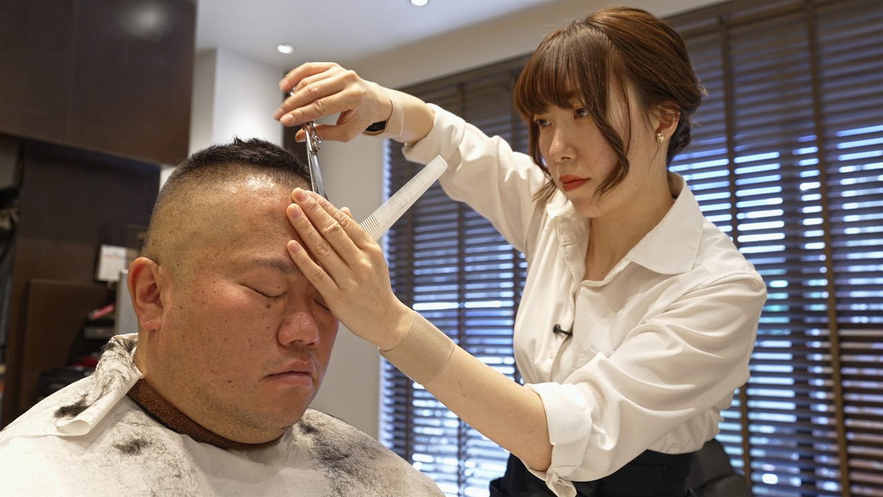 💈(ASMR) Short Soft Mohawk by Champion Japanese Lady Barber at Historic Tokyo Barbershop (Est. 1947)