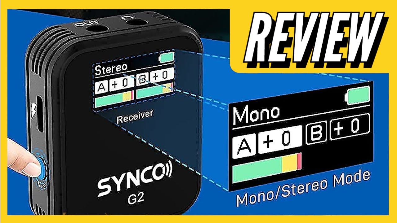 Professional Dual-Channel Microphone System | SYNCO G2(A2) | REVIEW