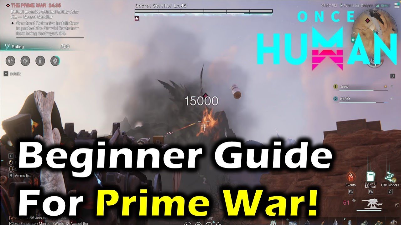 Once Human - Beginner Guide For PRIME WAR