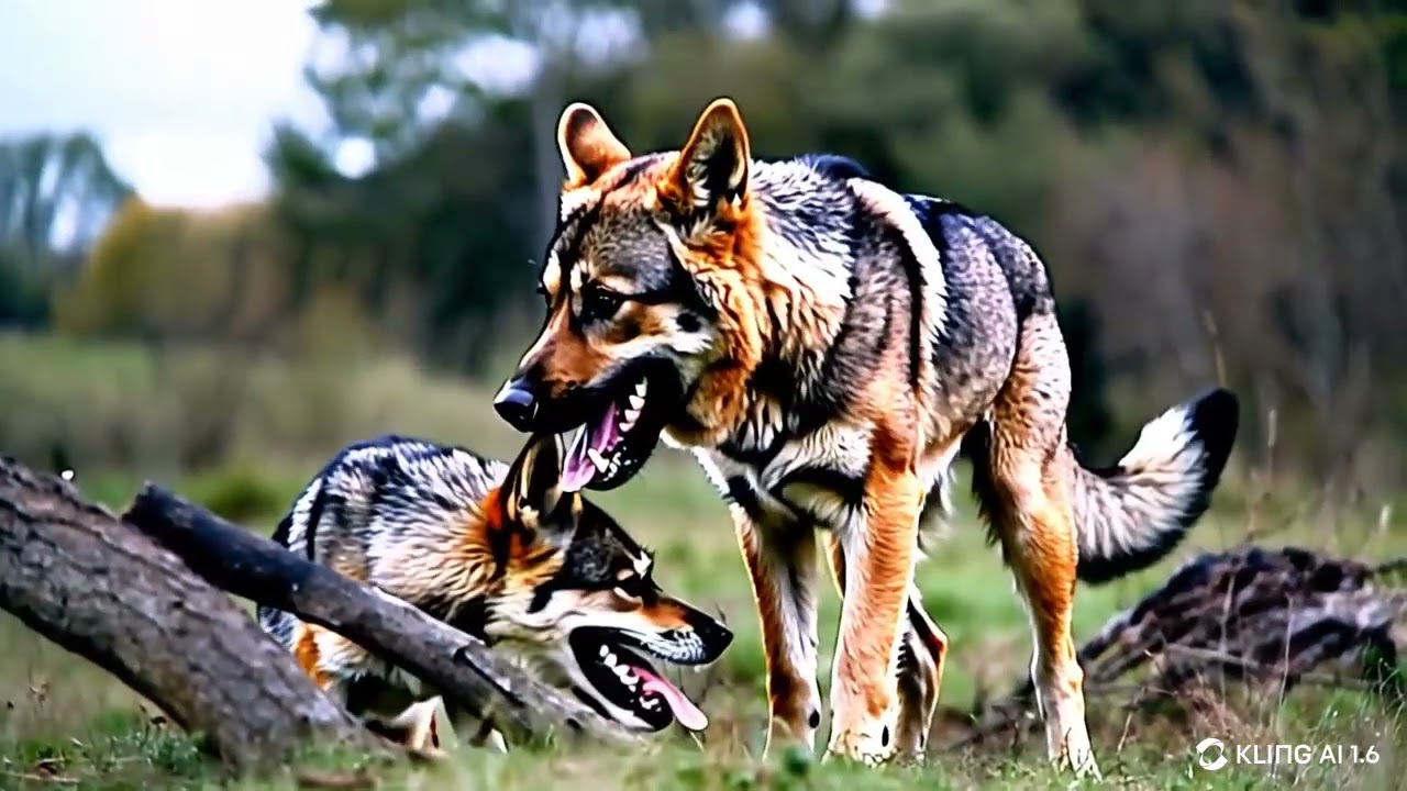 wolfs in the forest Ormandaki kurtlar