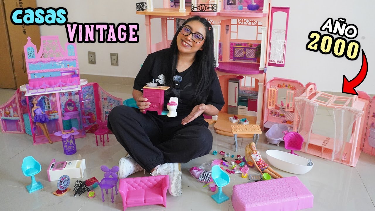 Compre 3 CASAS ANTIGUAS de BARBIE con ACCESORIOS y MÁS | Daailum