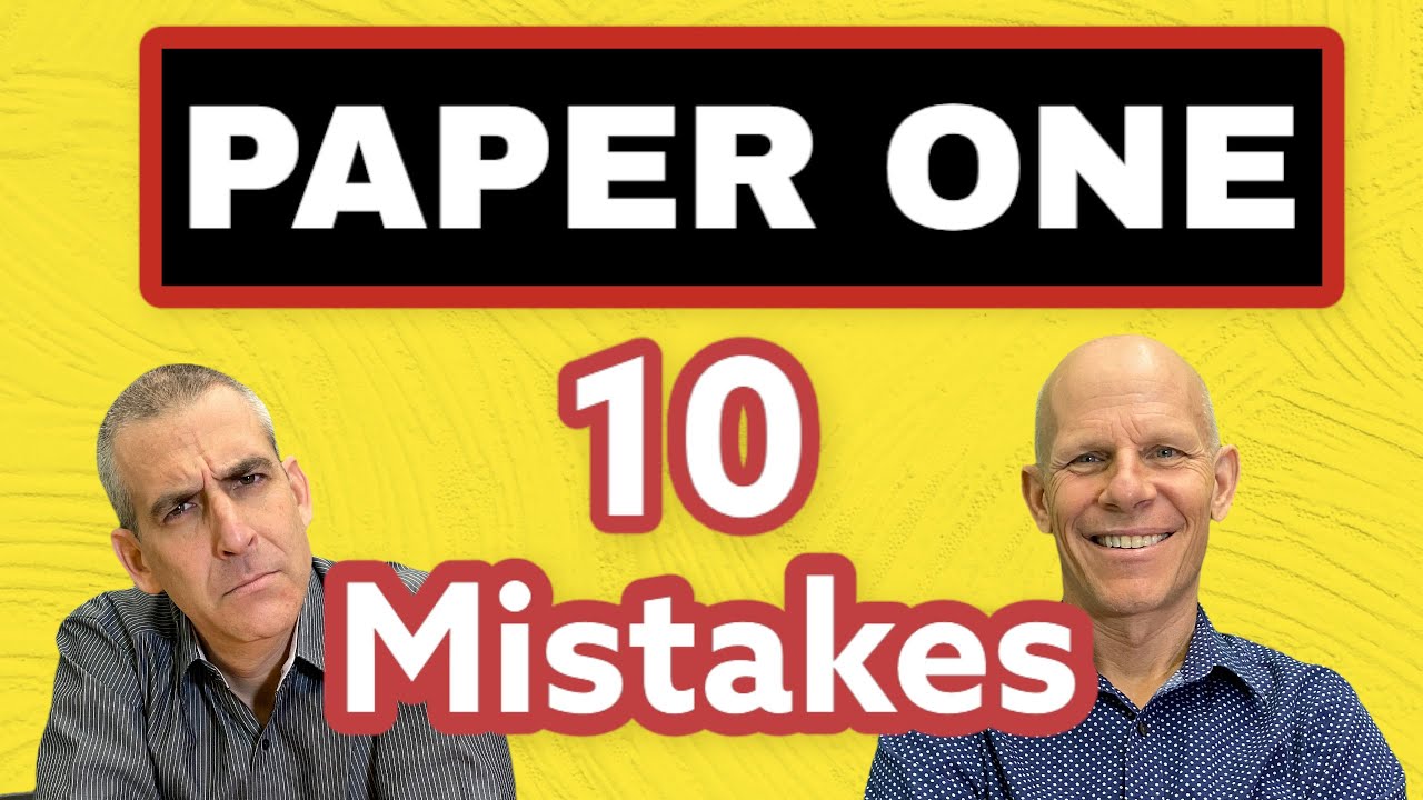 IB English - Paper One Exam - TEN Pitfalls to Avoid