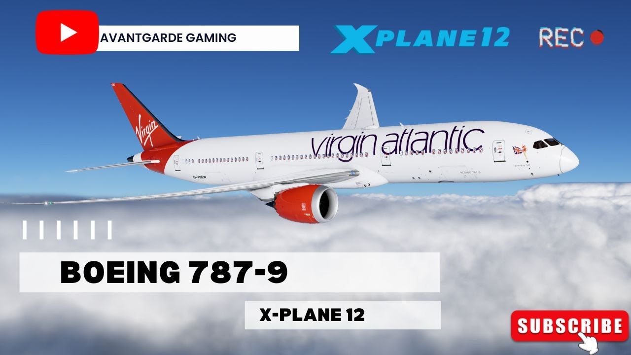 4K | Virgin Atlantic | Seattle to London Heathrow | SayIntentions ATC | Magknight 787 | X-Plane 12