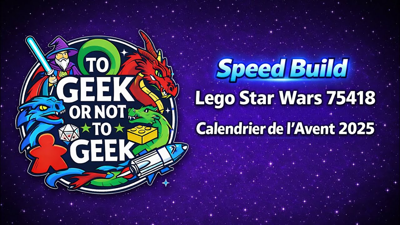 Speed Build du set Lego Star Wars 75418 - Calendrier de l’Avent 2025