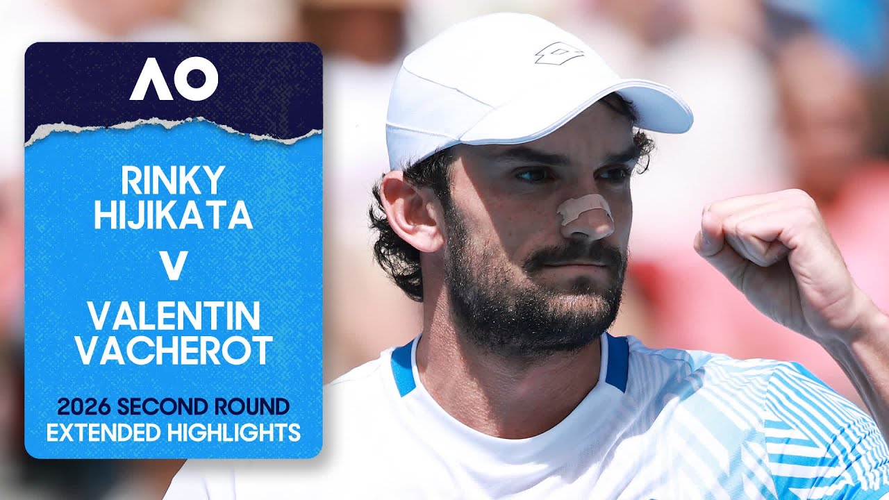 Rinky Hijikata v Valentin Vacherot Extended Highlights | Australian Open 2026 Second Round