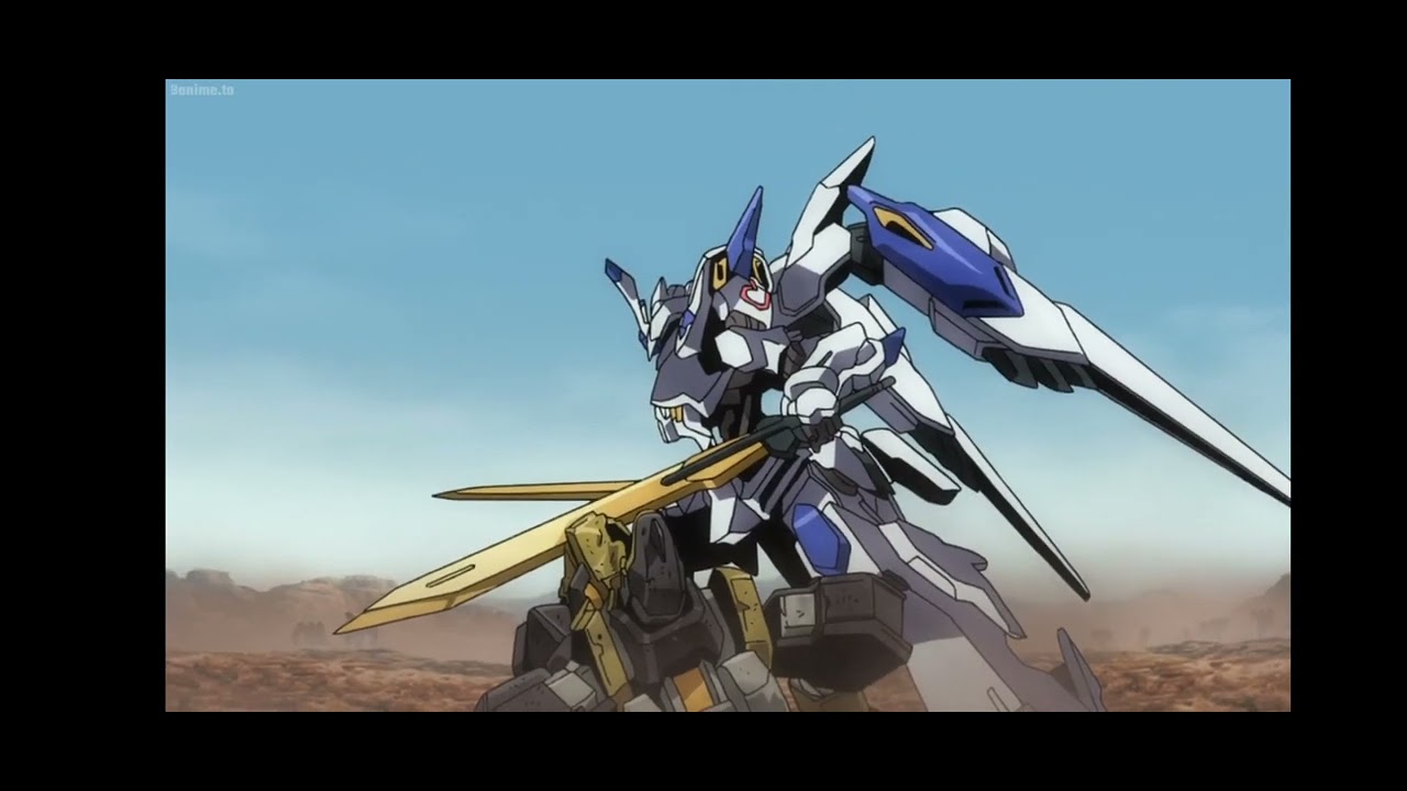 Mobile suit gundam iron-blooded orphans McGillis Fareed vs gjallarhorn #gundam #mobilesuitgundam