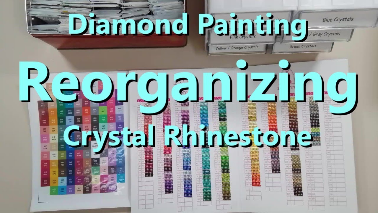 Diamond Painting Reorganizing Crystal Rhinestones