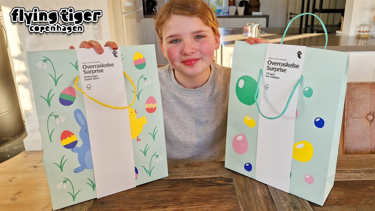 ÅBNER SURPRISE BAGS FRA FLYING TIGER😀BØRN & PÅSKE BAGS😍