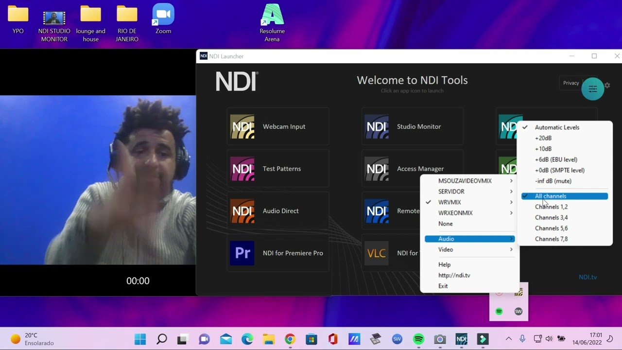 NDI WebCam Input